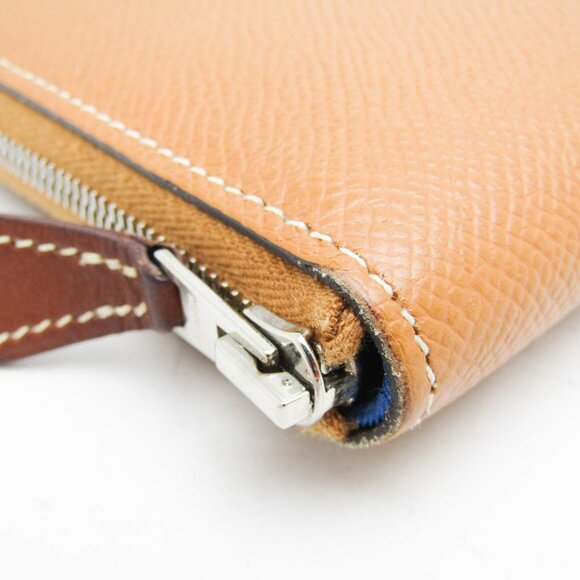 HERMES Brown Leather Wallet - Picture 6 of 14